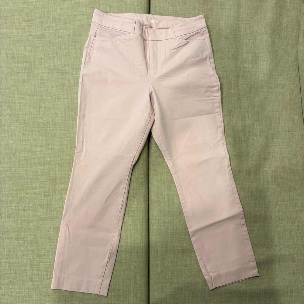 Old Navy Pink High-Rise Pixie Skinny Pants